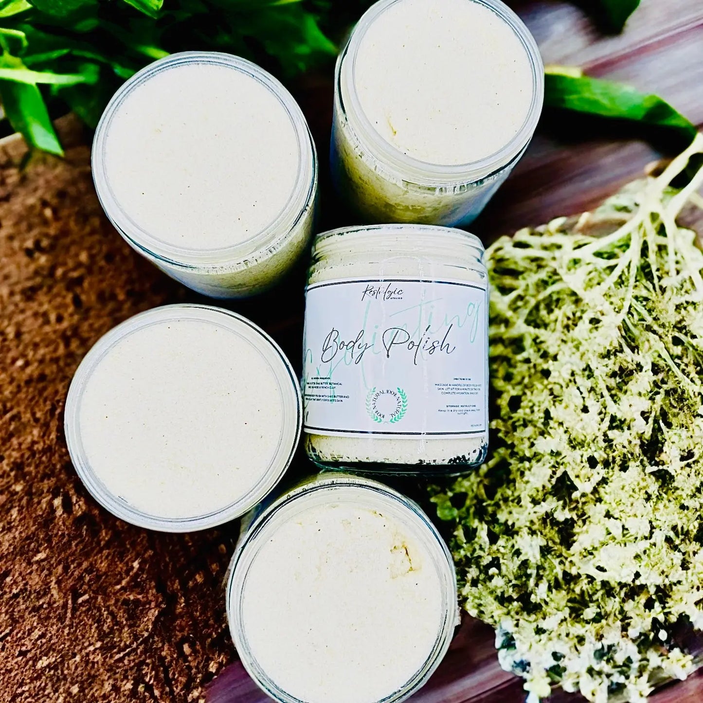 Organic Body Scrub with Foam for Soft Skin Restalgic Atelier