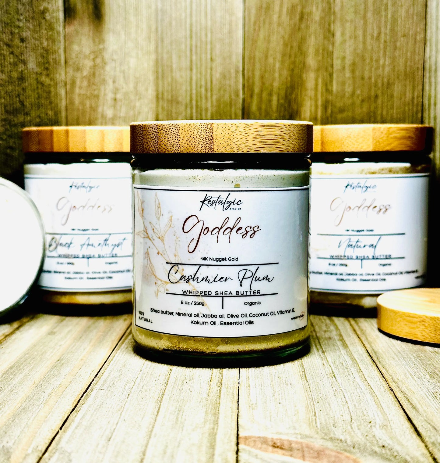 Radiate with Irresistible Glamour: Introducing our Luxe Shimmer Body Butter" Restalgic Atelier