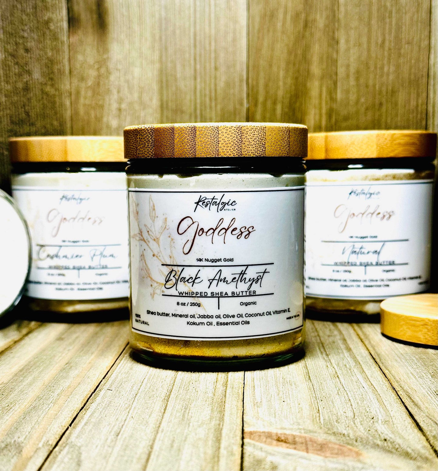 Radiate with Irresistible Glamour: Introducing our Luxe Shimmer Body Butter" Restalgic Atelier