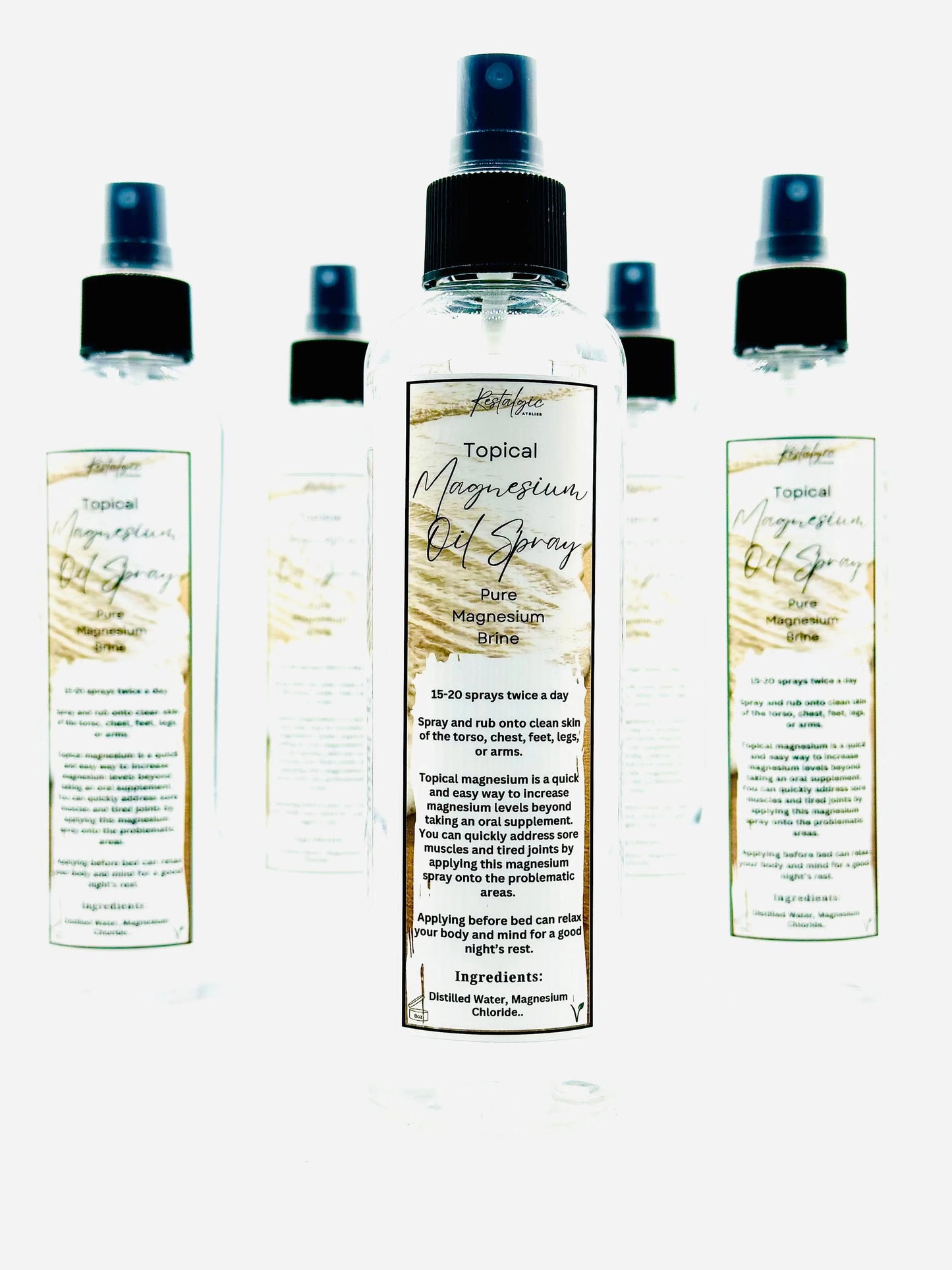 Unveiling the Ultimate Trio for Magnesium Deficiency: Cream, Spray, and Serum Body Oil Candle Restalgic Atelier