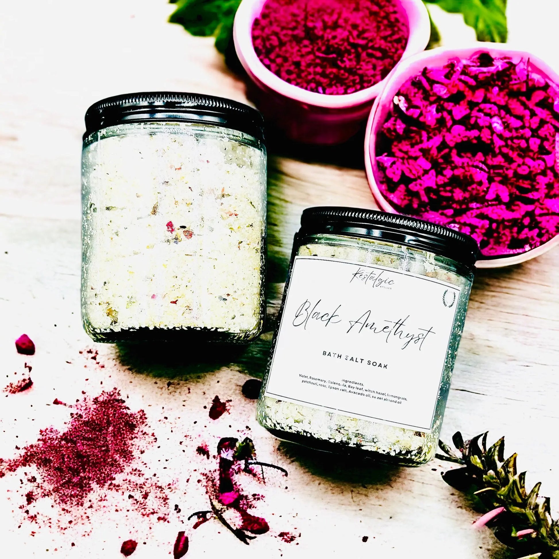 Natural Bath Salts | Organic Spa Gift | Relaxation Gift | Aromatherapy Bath Soak | Best Friend Gift. Restalgic Atelier