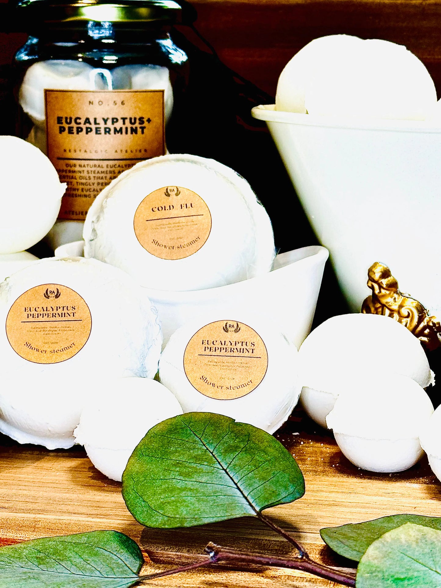 Aromatherapy Shower Bombs - Cold + Flu Relief Restalgic Atelier
